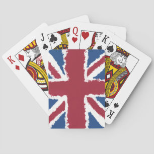 Union Jack Painted Artwork von Heva Weva Spielkarten