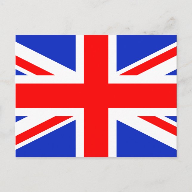 "UNION JACK" POSTKARTE (Vorderseite)