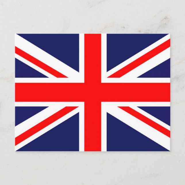 Union Jack Postkarte (Vorderseite)