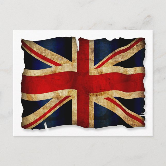 Union Jack Postkarte (Vorderseite)