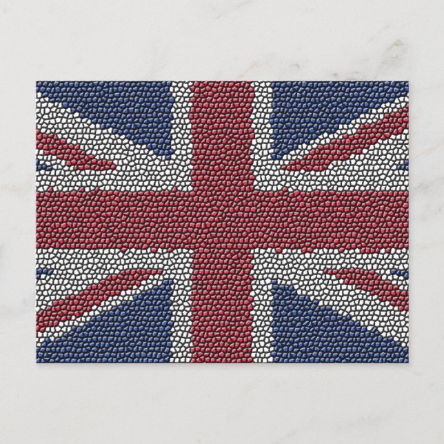 Union Jack Postkarte (Vorderseite)