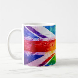 Union Jack Rainbow Mug Kaffeetasse
