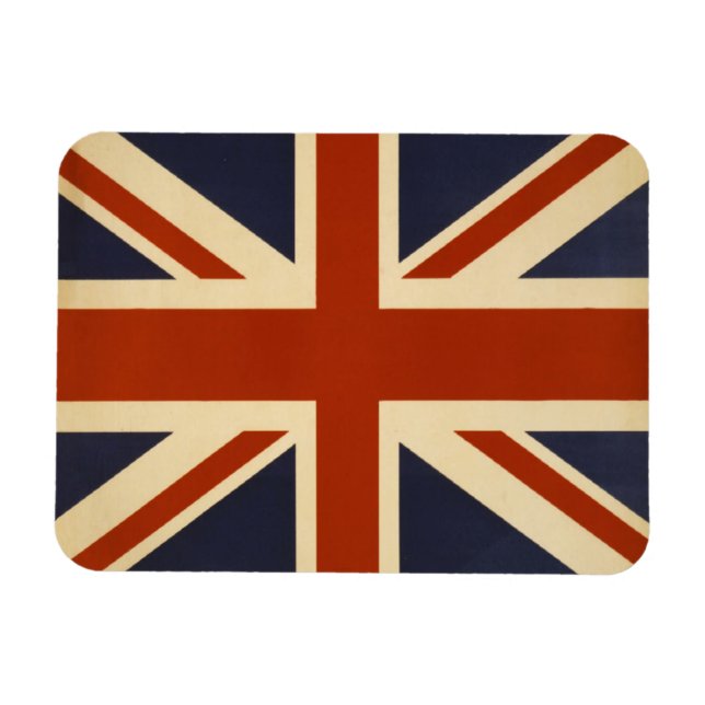 Union Jack Retro Magnet (Horizontal)