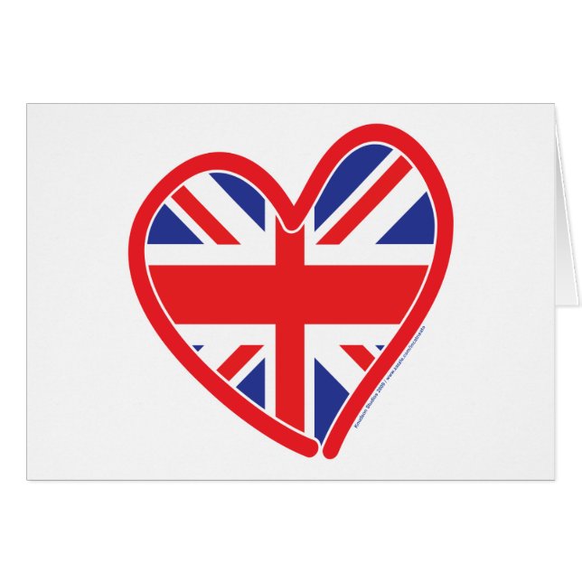 Union Jack Royal Heart (Vorderseite (Horizontal))