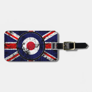 Union Jack-Rundel-Target-Mods UK-Flagge Gepäckanhänger