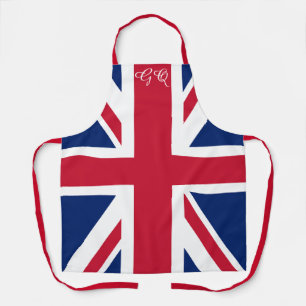 Union Jack Schürze - Retro britische Flagge mit Mo