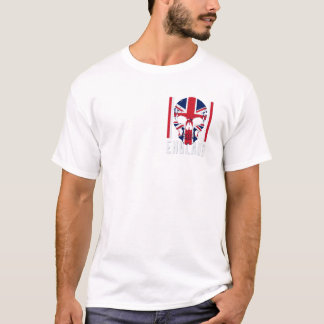 Union Jack Skull Graphic Design T - Shirt