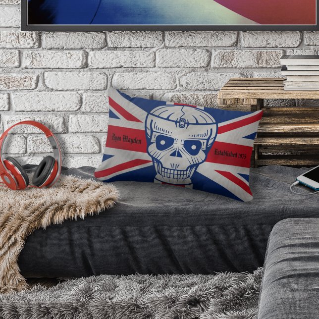 Union Jack Skull Throw Kissen (Von Creator hochgeladen)