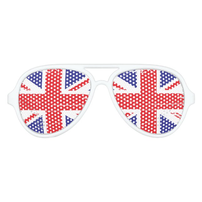 Union Jack Sunglasses Partybrille (Vorderseite)