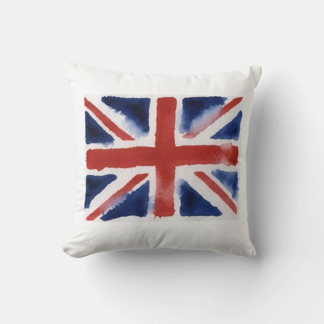 Union Jack T-Shirt  Kissen (Vorderseite)