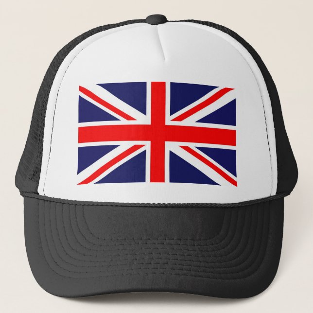 Union Jack Truckerkappe (Vorderseite)