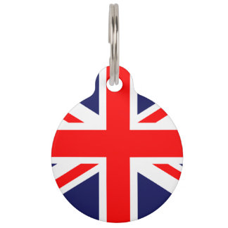Union Jack - UK-Flagge Haustiermarke