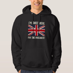 Union Jack UK-Flagge Iu2019m Nur Hier Für Die Sei Hoodie