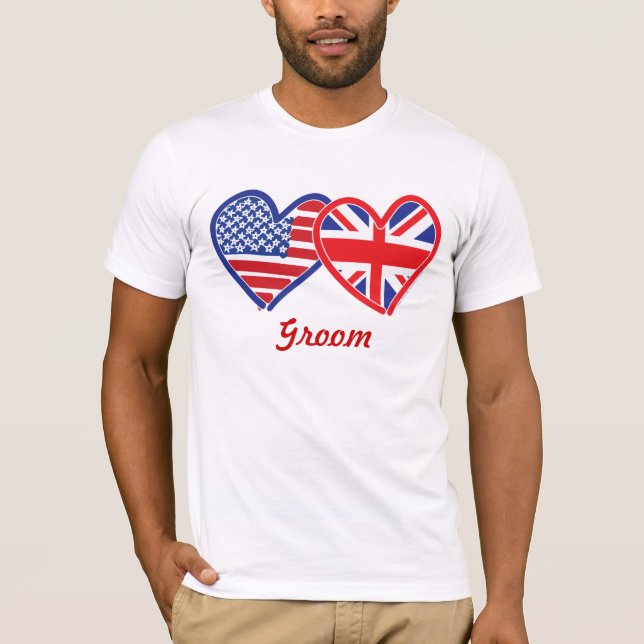 Union Jack/USA T-Shirt (Vorderseite)