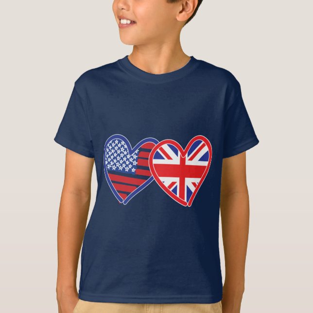 Union Jack/USA T-Shirt (Vorderseite)