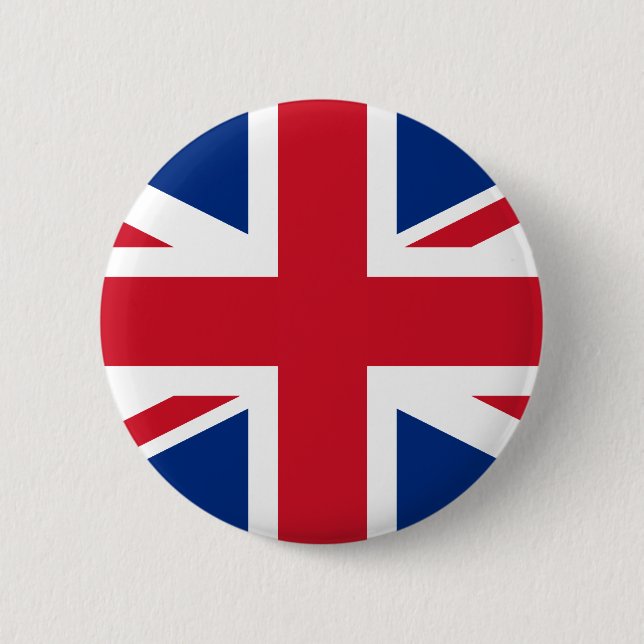 Union Jack Vereinigtes Königreich Button (Vorderseite)