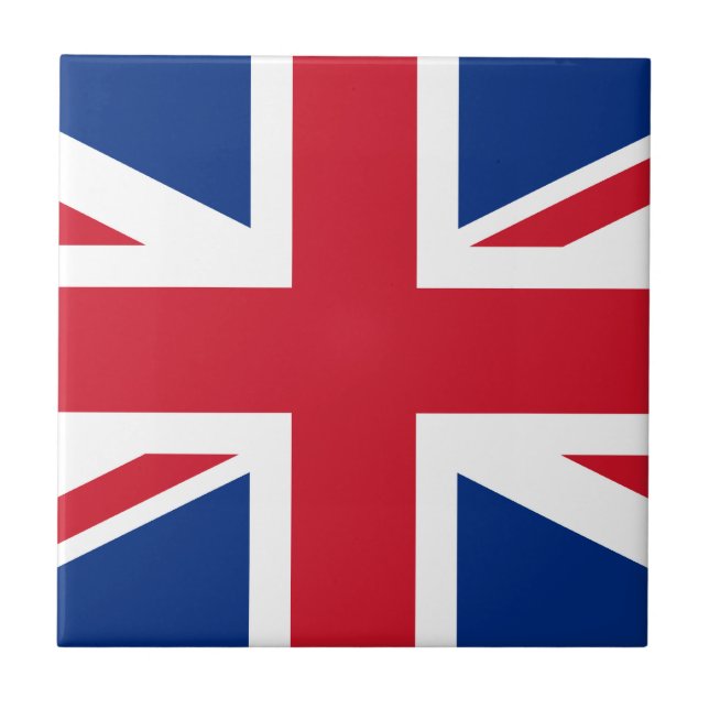 Union Jack Vereinigtes Königreich Fliese (Vorderseite)