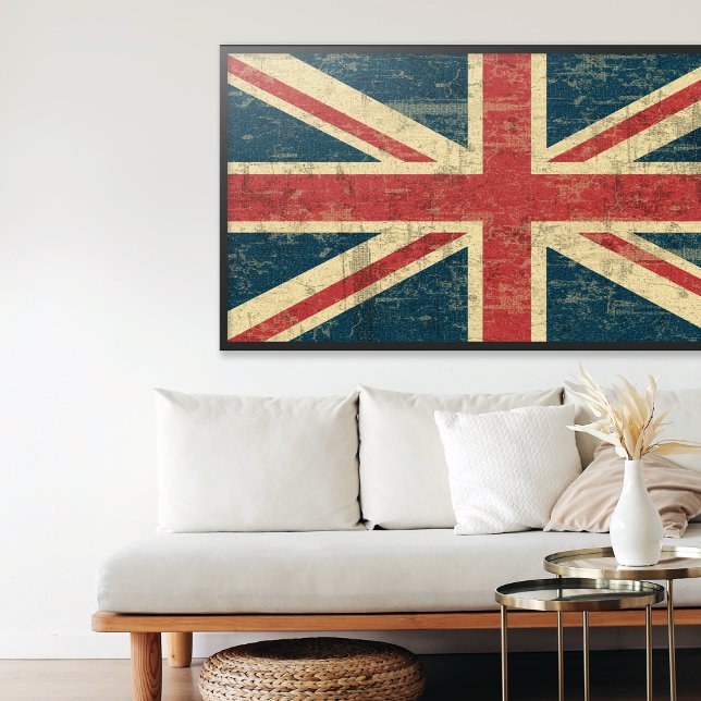 Union Jack Vintag erschüttert Poster (Von Creator hochgeladen)