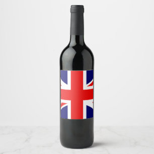 Union Jack Weinetikett
