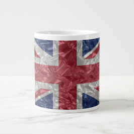 Union Jack - zerknittert Jumbo-Tasse