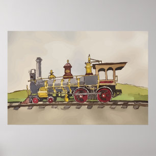 Union Pacific Nr. 119 am Promontory Summit Poster