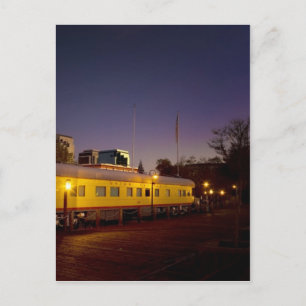 Union Pacific Train in Old Sacramento Postkarte