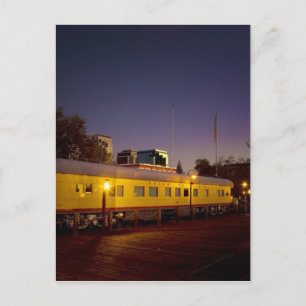 Union Pacific Zug in Old Sacramento Postkarte
