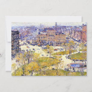 Union Square im Frühling von Frederick Childe Hass