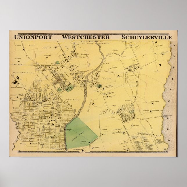 Unionport, Westchester, Schuylerville Poster (Vorne)