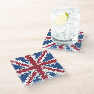 Unions Jack Drink Mats UK Flaggendekor Glasuntersetzer