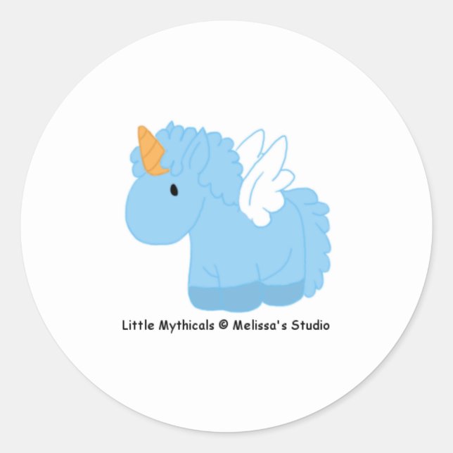 Unipeg-Aufkleber Runder Aufkleber (Vorderseite)