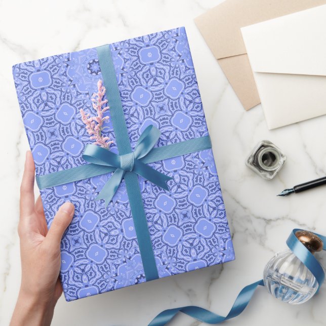 Unique Abstract Liquid Mandala Art  Geschenkpapier (Schenken)