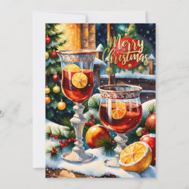 Unique and joyful Christmas card Feiertagskarte