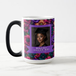 Unique Anemones Print Grandson Graduation Verwandlungstasse