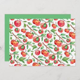 Unique Apples Note Card Mitteilungskarte