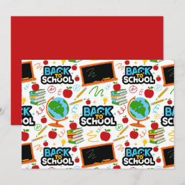 Unique Back to School Note Card Mitteilungskarte