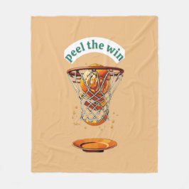 Unique basketball lover gifts peel the win fleecedecke