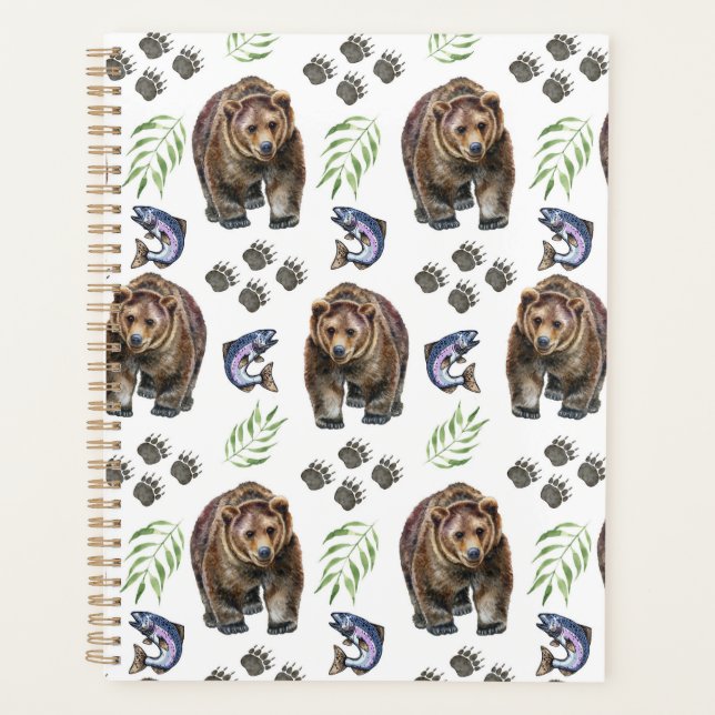 Unique Bear Planner Journal Planer (Vorderseite)