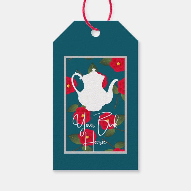 Unique Bookmark Idea for Tea Party or Holiday Geschenkanhänger (Vorderseite)