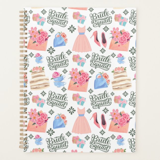 Unique Bridesmaid Wedding Organizer Planner Planer (Vorderseite)