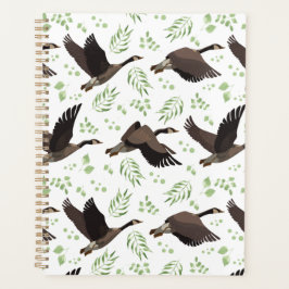 Unique Canada Geese Planner Journal Planer