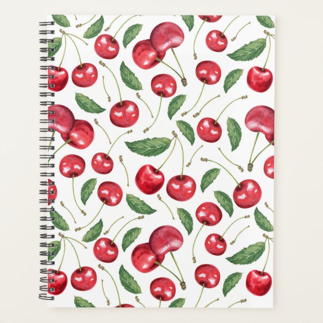 Unique Cherries Planner Journal Planer (Vorderseite)