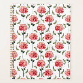 Unique Chrysanthemum Floral Planner Journal Planer