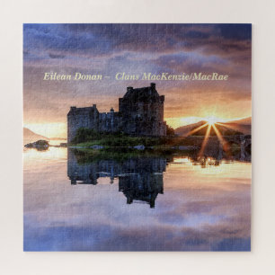 Unique Clans MacKenzie/MacRae Sunset Eilean Donan Puzzle