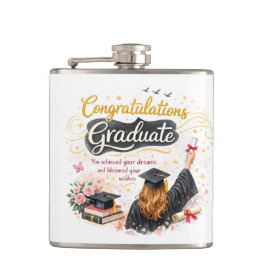Unique Class of 2026 Graduation Gift Flask Flachmann