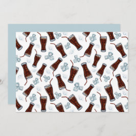 Unique Cola Note Card Mitteilungskarte