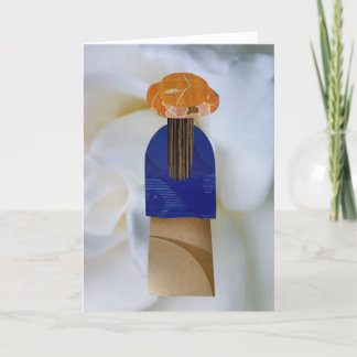 Unique Collage Earth Mama Belle Blank Card Karte