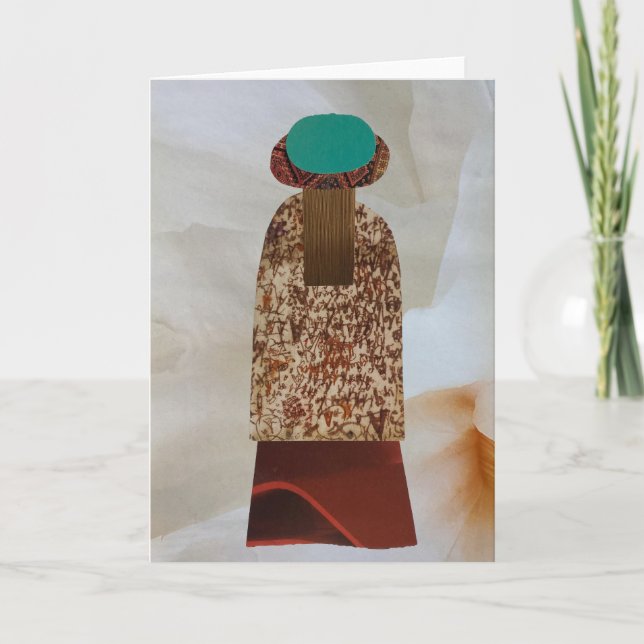 Unique Collage Earth Mama Taylor Blank Karte (Vorderseite)