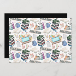 Unique College Note Card Mitteilungskarte