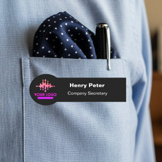 Unique Custom Logo Employee Magnetic Or Safety Pin Namensschild